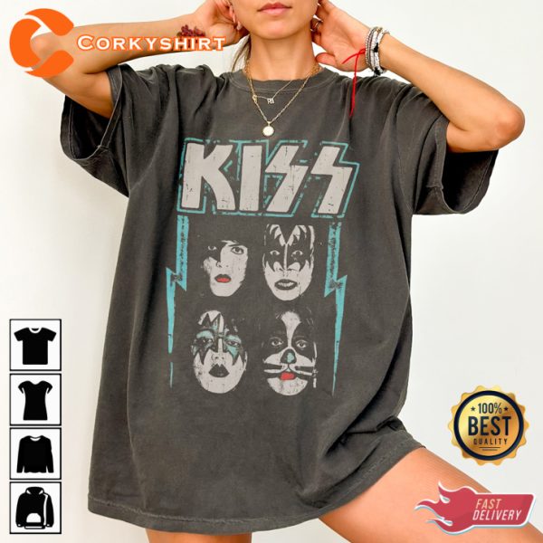 Kiss Rock and Roll All Nite Love Gun Vibes T-Shirt
