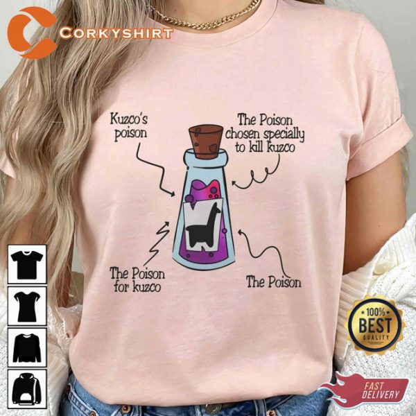 Kuzco Poison Yzma Extract of Llama Disney Shirt