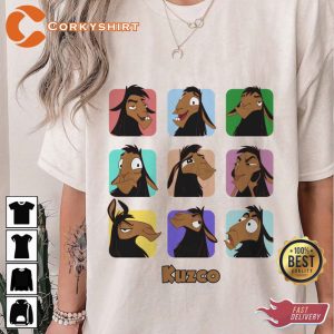Kuzco Retro Vibes 90s Portrait Disney T-Shirt