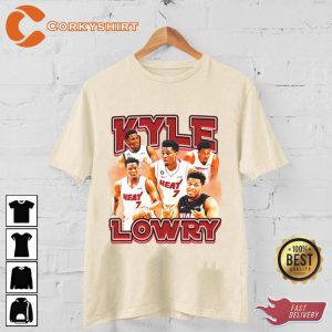 Kyle Lowry Leader Miami Heat Basketball Sportwear T-Shirt