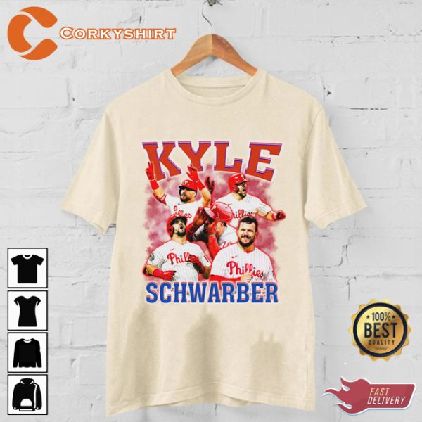 Kyle Schwarber Smash Washington Nationals Baseball Sportwear T-Shirt