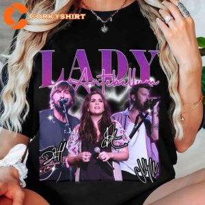 Lady Antebellum Heartland Harmony Lady A Live Performance Concert T-Shirt