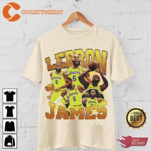 LeBron King James Lakers Basketball Sportwear T-Shirt