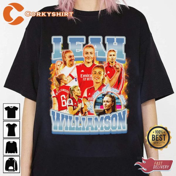 Leah Williamson Wall Arsenal Womens Football Sportwear T-Shirt