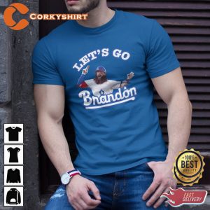 Lets Go Brandon Internet Meme Slogan T-Shirt