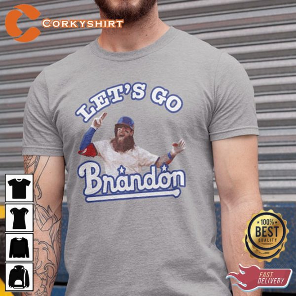 Lets Go Brandon Internet Meme Slogan T-Shirt