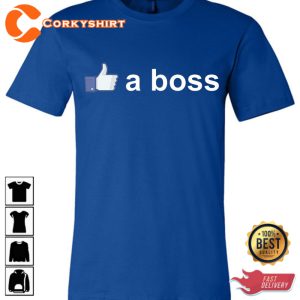 Like A Boss Facebook Thumb Inspired Unisex T-Shirt