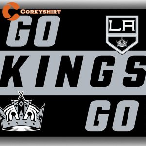 Los Angeles Kings Hockey Flag GO KINGS GO Souvenirs Best Banner