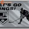 Los Angeles Kings Hockey Flag LET’S GO KINGS 3×5 Banner
