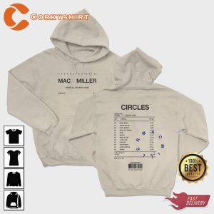Mac Miller Album Circles Tracklist T-shirt