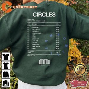 Mac Miller Album Circles Tracklist T-shirt