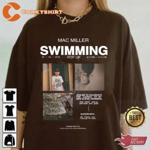 Mac Miller Album Swimmimg Pop Up T-shirt