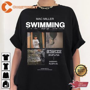 Mac Miller Album Swimmimg Pop Up T-shirt