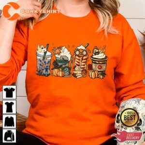 Magic Harry Fall Sweatshirt Pumpkin Spice Latte T-shirt