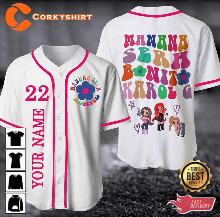 Custom Number And Name Karol G Barbie News Watati Style Baseball Jersey  Shirt For Men And Women - Banantees