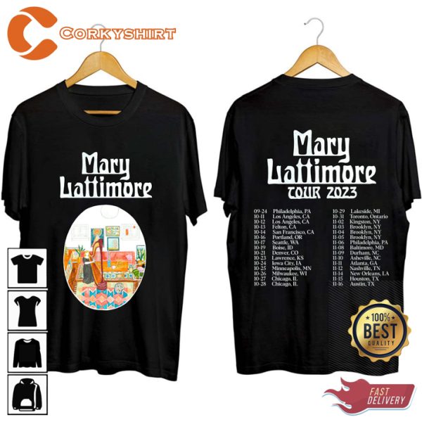 Mary Lattimore 2023 Tour Concert Music Fanwear Style Fashion T-Shirt