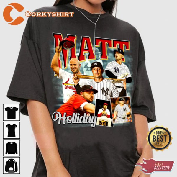 Matt Holliday Hammer Colorado Rockies Baseball Sportwear T-Shirt