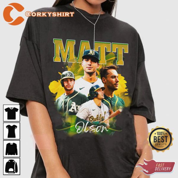 Matt Olson Oak Oakland Athletics Baseball Sportwear T-Shirt