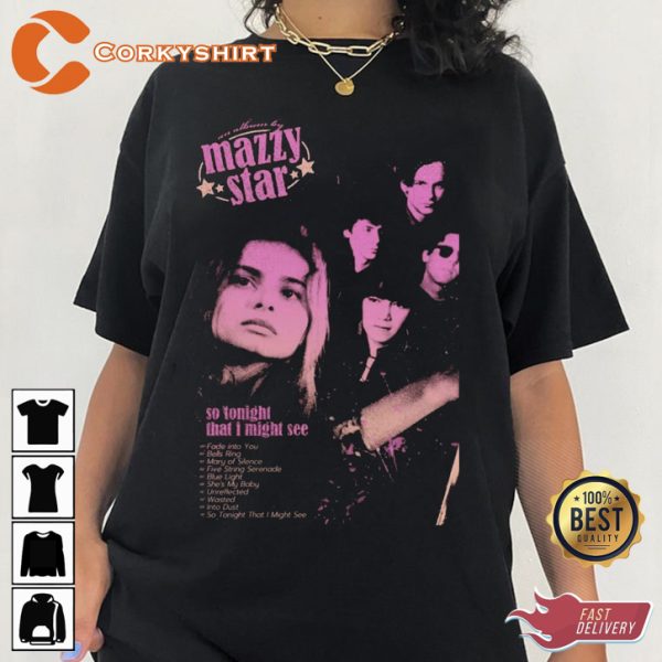 Mazzy Star So Tonight That I Might See Alternative Rock T-shirt