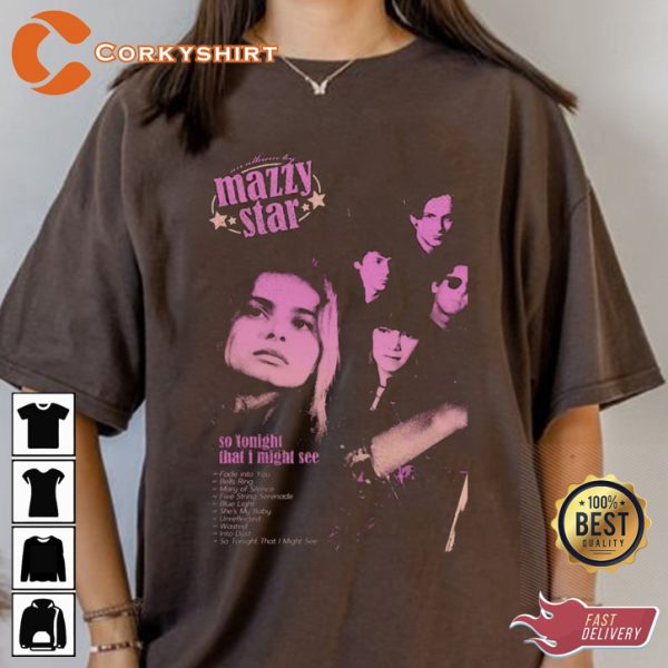 Mazzy Star So Tonight That I Might See Alternative Rock T-shirt