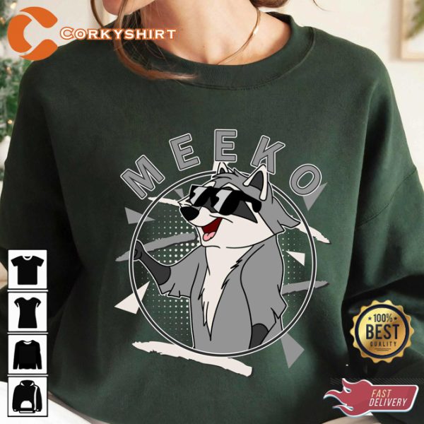 Meeko Charm Disney Meeko 90s Portrait Pocahontas Edition T-shirt