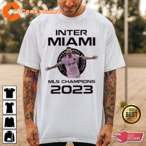 Messi Inter Miami Mls Champions 2023 Soccer Enthusiast T-shirt