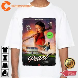 Mia Goth Horror Pearl Movie Holiday Celebrate Halloween Outfit Unisex T-Shirt