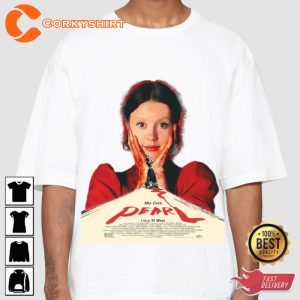 Mia Goth Pearl American Slasher Movie Holiday Celebrate Halloween Outfit Unisex T-Shirt