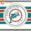 Miami Dolphins Football Team Memorable Flag