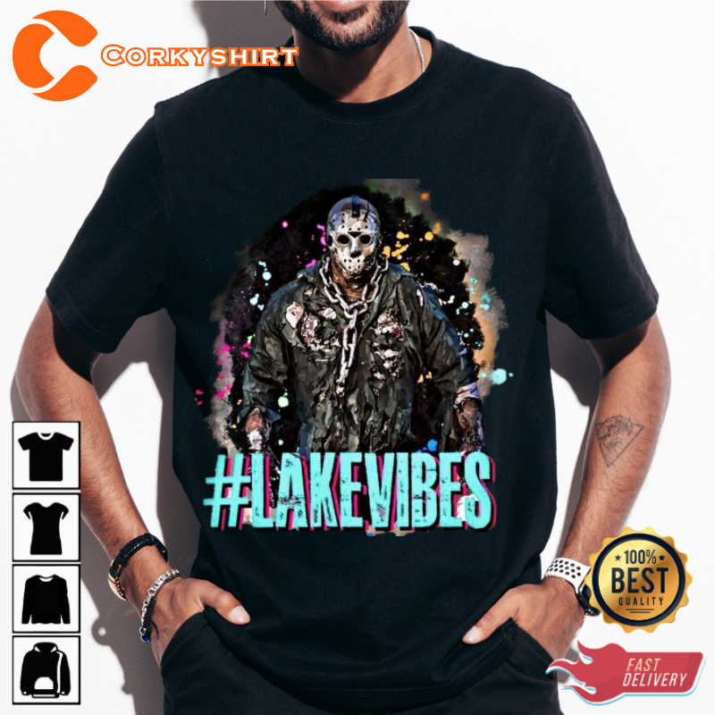Michael Myers Lakevibes Hashtag Holiday Celebrate Halloween Outfit Unisex T-Shirt