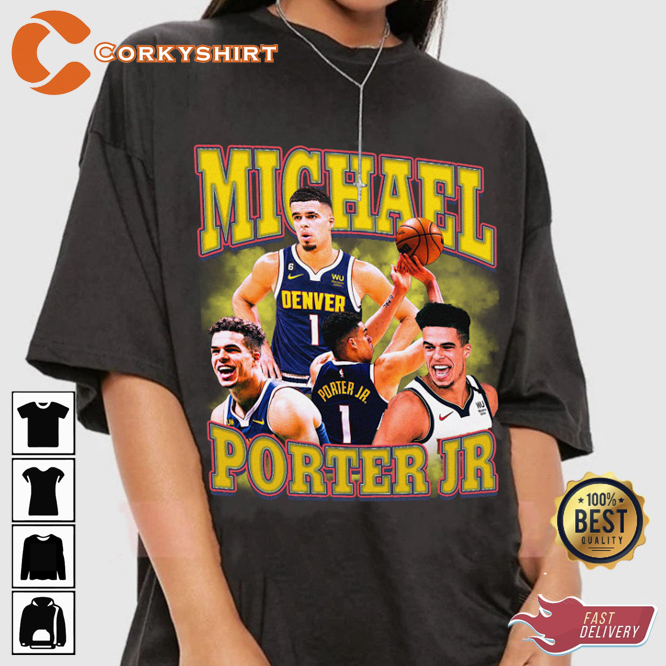 Michael Porter Power Forward Denver Nuggets Basketball Sportwear T-Shirt