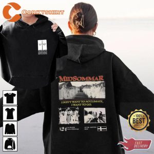 Midsommar A24 Movie I Want To Go Horror Hoodie