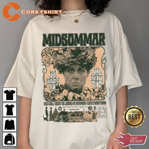 Midsommar A24 Movie Swedish Folk Horror T-Shirt