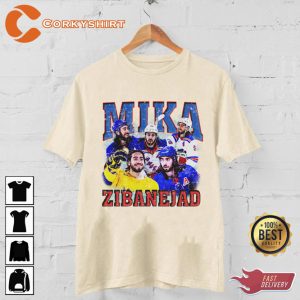 Mika Zibanejad Sniper New York Rangers Hockey Sportwear T-Shirt