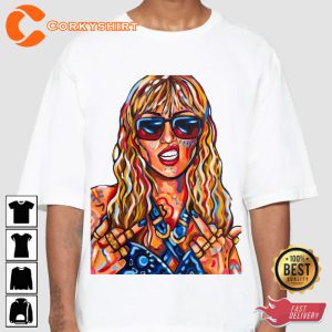 Miley Cyrus Fans Outfit Artwork Style Designed Fans Gift Unisex T-Shirt-
