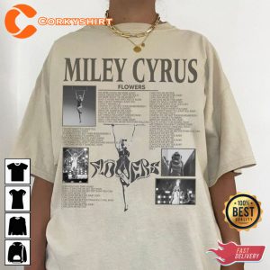 Miley Cyrus Flowers Album Tracklist I Can Buy Myself Concert Sweatshirt