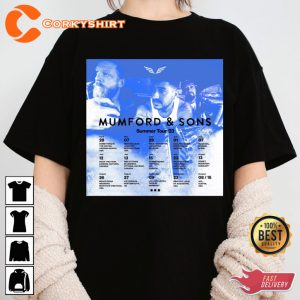 Mumford And Sons Tour Dates 2023 Music Concert T-shirt