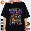 Never Underestimate A Deplorable Who Loves John Wick And Trump Funny Parody T-Shirt