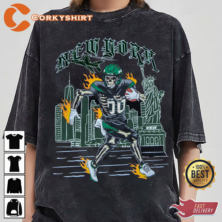 New York Jets Football Retro 80S Vintage Style Shirt T-Shirt