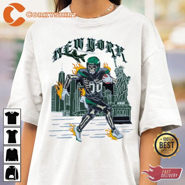 New York Jets Football 80s Vintage Nfl Fan T-Shirt