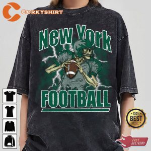 New York Jets National Football League Skeleton Vintage Sweatshirt