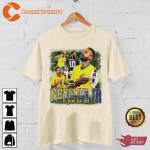Neymar Jr Soccer Superstar Forward Sportwear T-Shirt