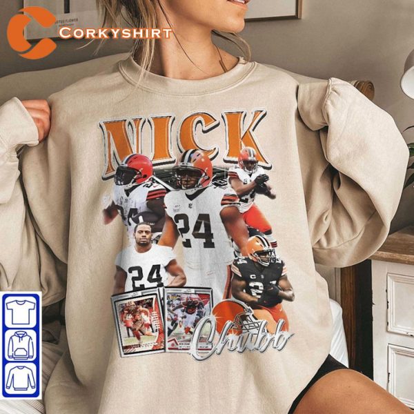 Nick Chubb Bulldozer Cleveland Browns Football Sportwear T-Shirt