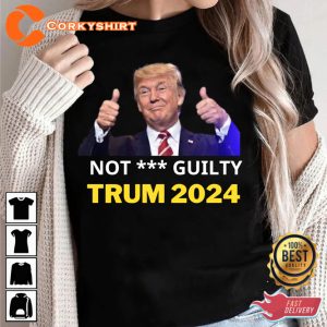 Not Guilty Trump 2024 Unisex T-Shirt