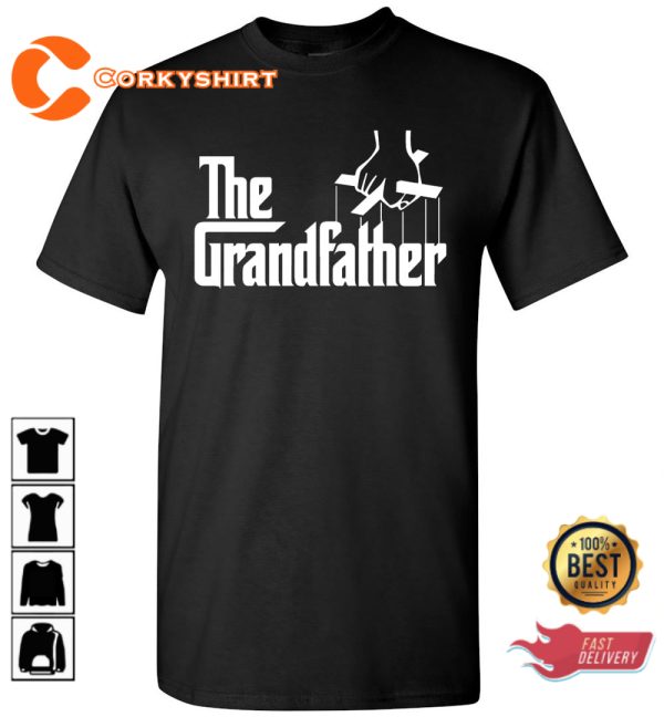 Number 1 Grandpa Grandfather Fathers Day Gift T-Shirt