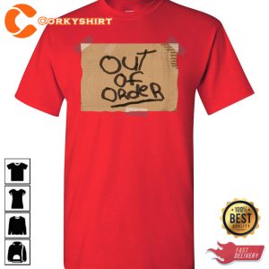 Out Of Order Funny T-Shirt