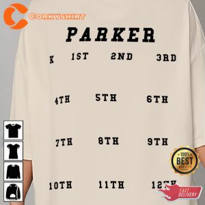 Parker Class Of 2036 Back To School Unisex T-Shirt