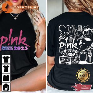 Pink Music  Singer Summer Carnival 2023 Tour T-Shirt