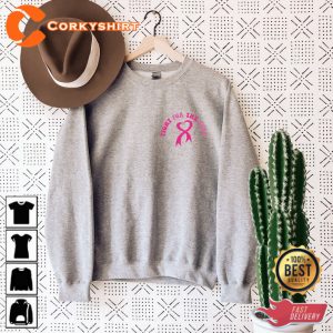 Pink Ribbon Sweater Breast Cancer Awareness T-shirt
