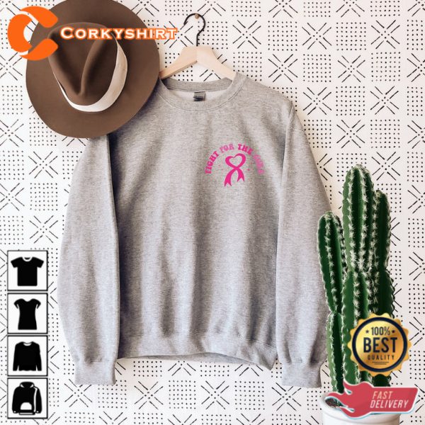 Pink Ribbon Sweater Breast Cancer Awareness Unisex Hoodie T-shirt